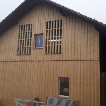 Erneuerung einer Holzfassade